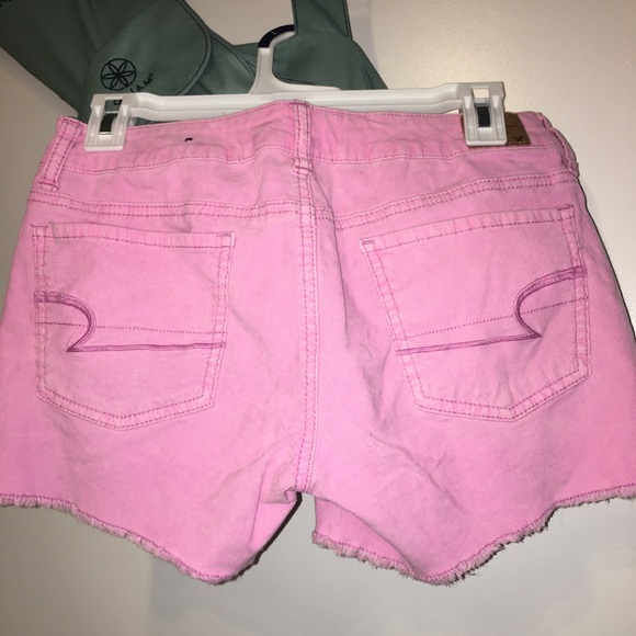Corduroy mid rise shorts - Picture 2 of 4